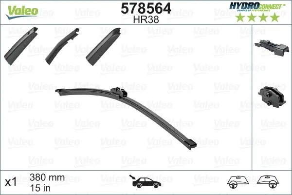 Valeo HydroConnect Rear HR38 Valeo HydroConnect Rear HR38