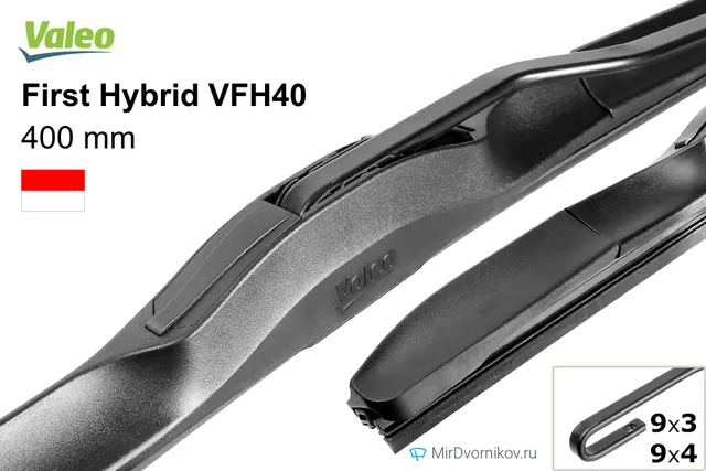Щётка стеклоочистителя Valeo First Hybrid VFH40