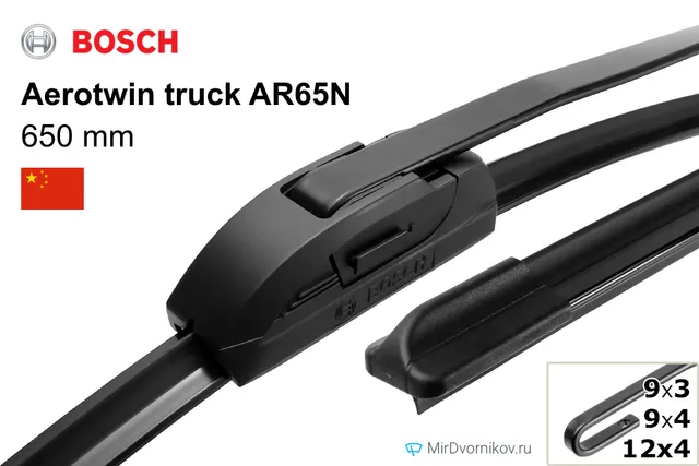 Комплект щёток Bosch Aerotwin truck AR65N ×2, 650 мм для Ивеко Стралис