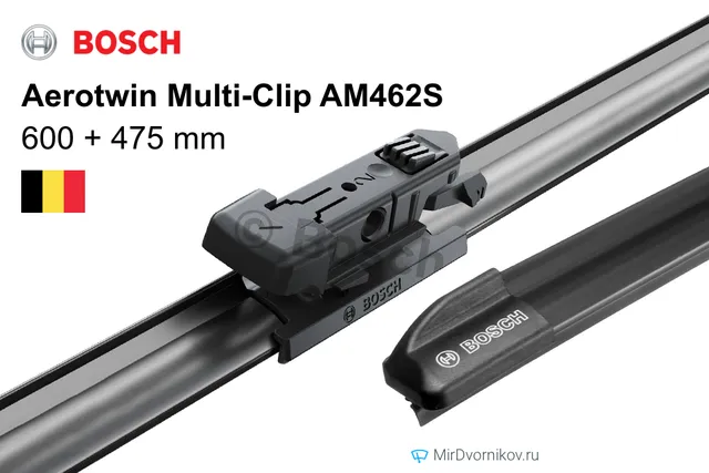 Комплект щёток Bosch Aerotwin Multi-Clip AM462S 600/475 мм для Ауди С3