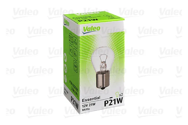 Лампа галогеновая Valeo Essential 12В / 21Вт / BA15s x 2шт.