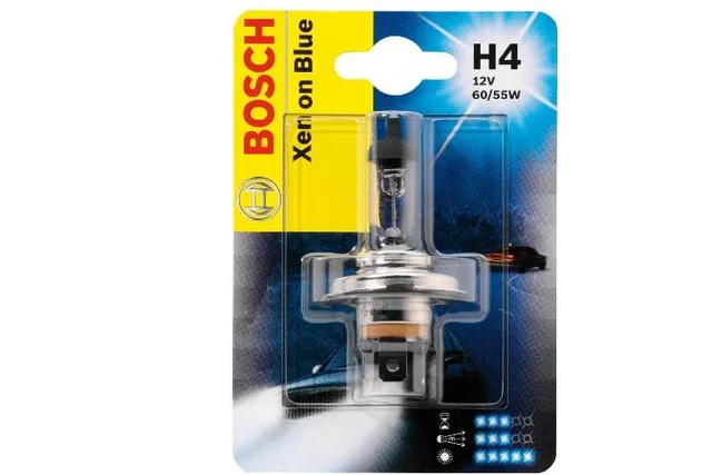 Лампа галогеновая Bosch Xenon Blue 12В / 60/55Вт / P43T