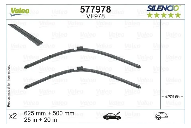 Valeo Silencio Flat VF978 для Ауди Е-трон