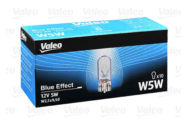 Лампа галогеновая Valeo Blue Effect 12В / 5Вт / W2,1X9,5d x 10шт.