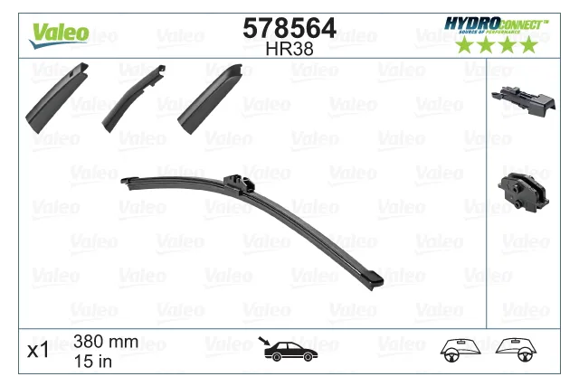 Valeo HydroConnect Rear HR38