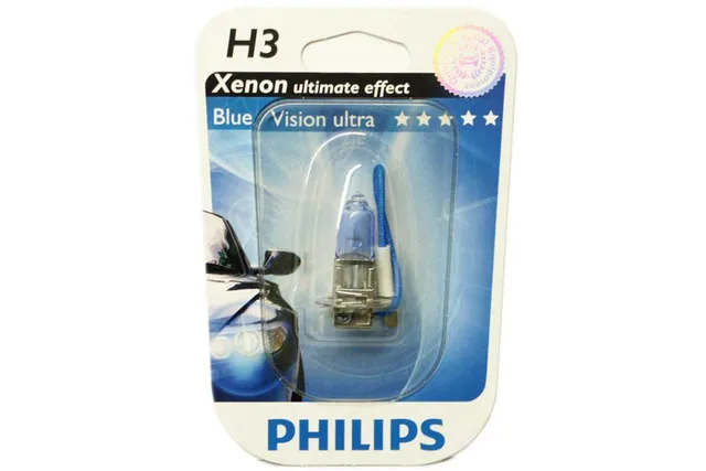 Лампа галогеновая Philips BlueVision ultra H3
