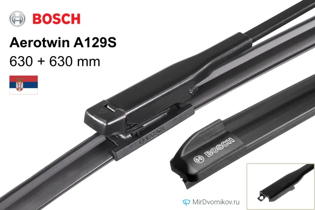 Щётка стеклоочистителя Bosch Aerotwin A129S