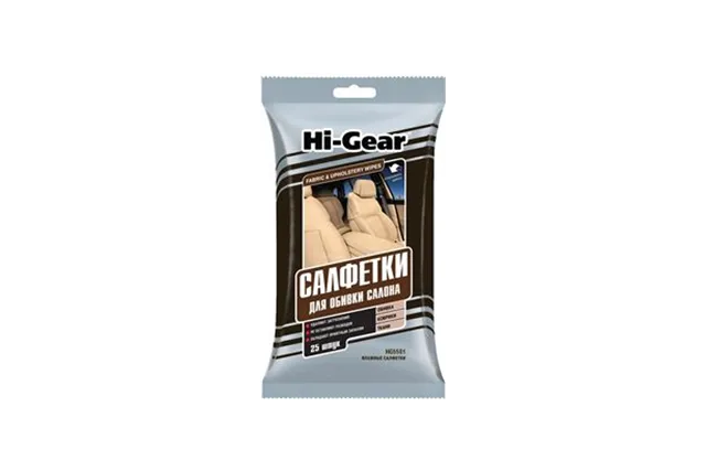 Салфетки для обивки салона FABRIC & UPHOLSTERY WIPES, 25 шт