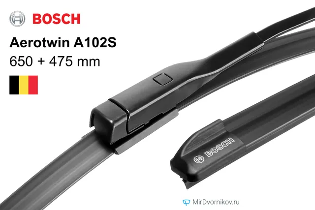 Комплект щёток Bosch Aerotwin A102S 650/475 мм для Ауди С3
