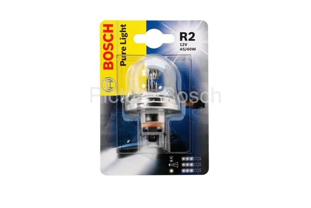 Лампа галогеновая Bosch Pure Light 12В / 45/40Вт / P45t