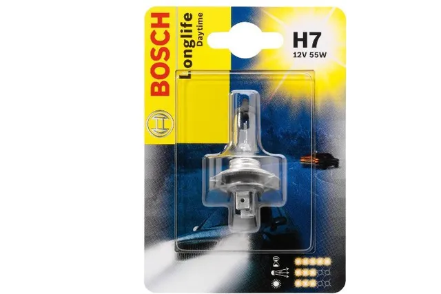 Лампа галогеновая Bosch Longlife Daytime 12В / 55Вт / PX26d