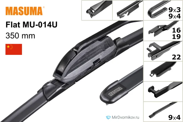 Щётка стеклоочистителя Masuma Flat MU-014U