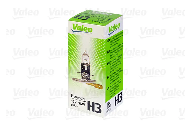 Лампа галогеновая Valeo Essential 12В / 55Вт / PK22s