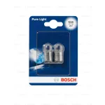 Лампа галогеновая Bosch Pure Light 12В / 5Вт / BA15s x2шт