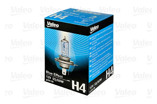 Лампа галогеновая Valeo Blue Effect 12В / 60/55Вт / P43t-38
