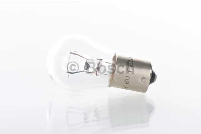 Лампа галогеновая Bosch Pure Light 6В / 21Вт / BA15s
