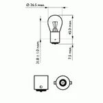 Лампа накаливания Philips  P21W P21W