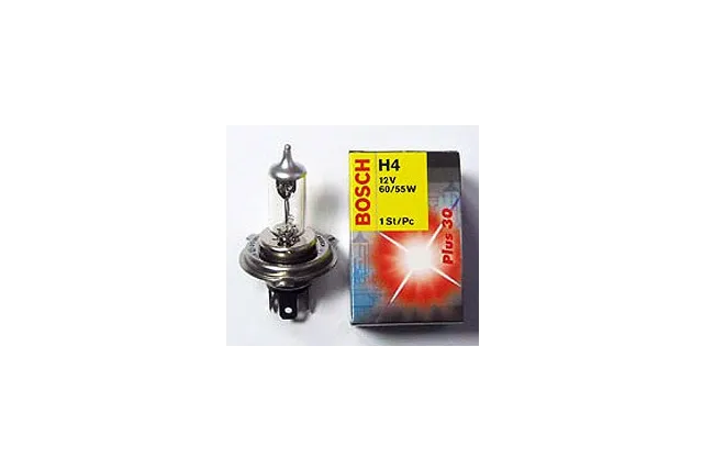 Лампа галогеновая Bosch Plus 30 12В / 60/55Вт / P43T