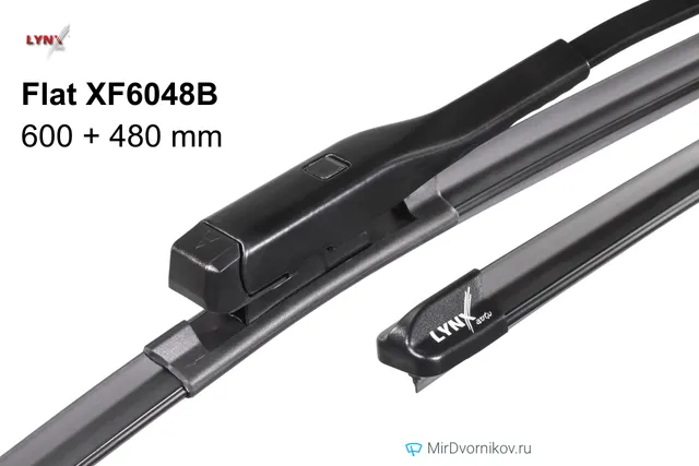 Комплект щёток LYNXauto Flat XF6048B 600/480 мм для Ауди Q2