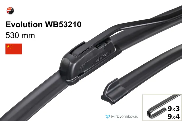 Щётка стеклоочистителя Fenox Evolution WB53210