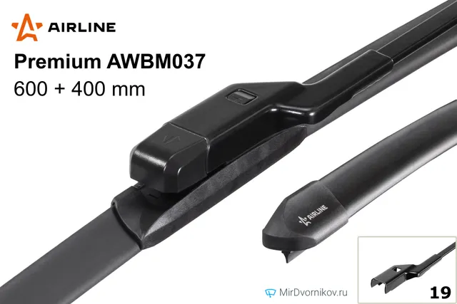 Щетки стеклоочистителей Airline Premium AWBM037 (дворники)