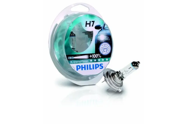 Лампа галогеновая Philips X-tremeVision +100% H7 x2 шт