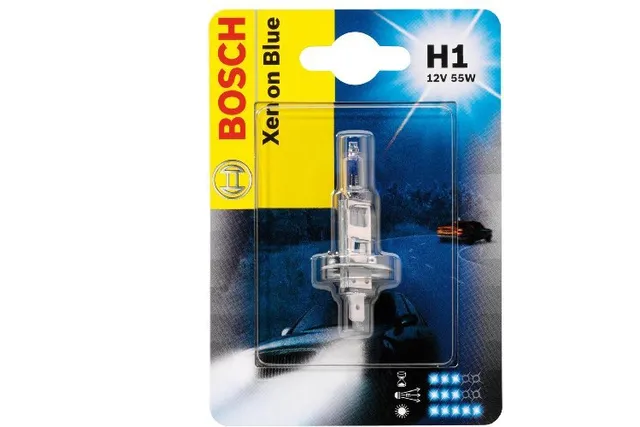 Лампа галогеновая Bosch Xenon Blue 12В / 55Вт / P14,5s