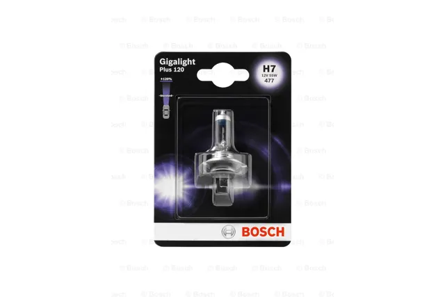 Лампа галогеновая Bosch Gigalight Plus 120 12В / 55Вт / PX26d