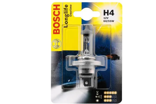 Лампа галогеновая Bosch Longlife Daytime 12В / 60/55Вт / P43T