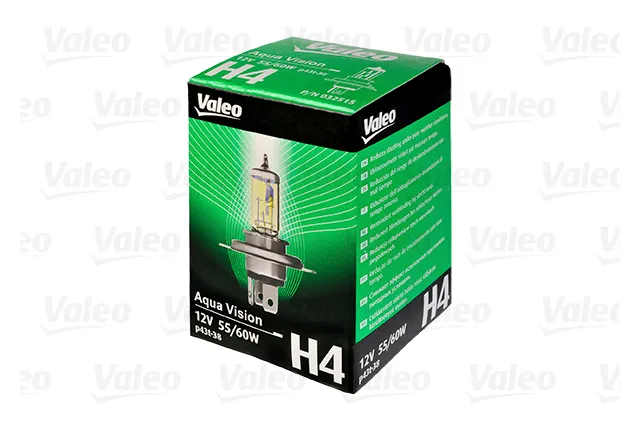 Лампа галогеновая Valeo Aqua Vision 12В / 60/55Вт / P43t-38