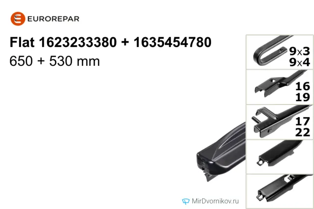 Eurorepar Flat 1623233380 + Eurorepar Flat 1635454780