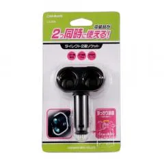 Разветвитель прикуривателя Carmate 2 Way Socket, 2 гнезда, черный