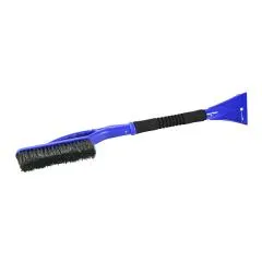 Щетка-скребок для уборки снега и льда Clingo, 67 см, с мягкой ручкой, синий CLINGO