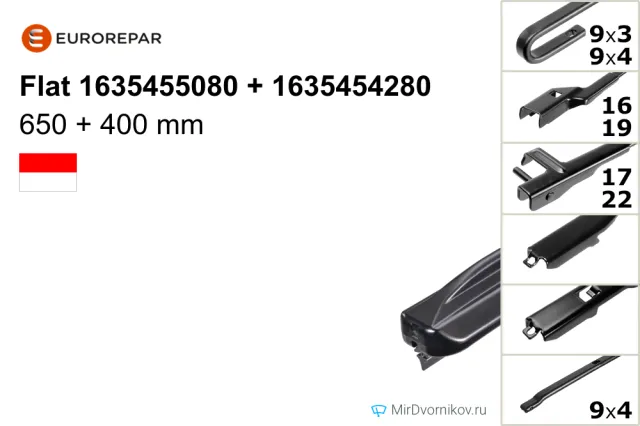 Eurorepar Flat 1635455080 + Eurorepar Flat 1635454280 Eurorepar Flat 1635455080 + Eurorepar Flat 1635454280
