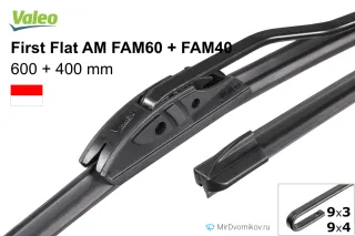 Valeo First Flat AM FAM60 + Valeo First Flat AM FAM40