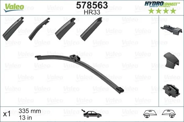 Valeo HydroConnect Rear HR33 Valeo HydroConnect Rear HR33