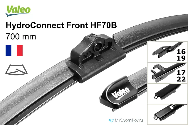 Valeo HydroConnect Front HF70B Valeo HydroConnect Front HF70B