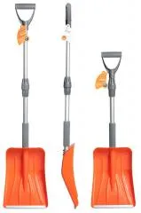 Лопата для очистки снега Airline c телескоп.рукояткой и металл.кантом (86-110*24 см)