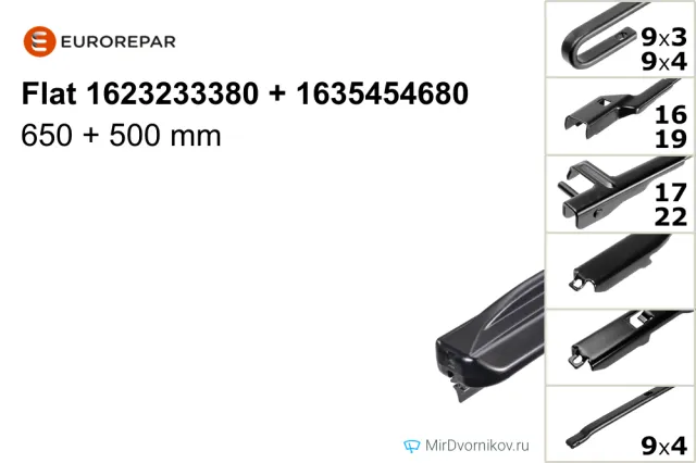 Eurorepar Flat 1623233380 + Eurorepar Flat 1635454680 Eurorepar Flat 1623233380 + Eurorepar Flat 1635454680