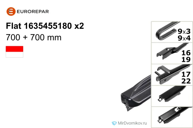 Eurorepar Flat 1635455180 + Eurorepar Flat 1635455180