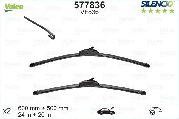 Valeo Silencio Flat VF836 Valeo Silencio Flat VF836
