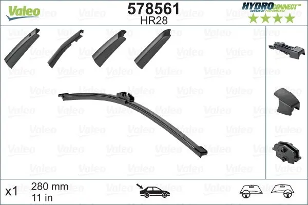 Valeo HydroConnect Rear HR28 Valeo HydroConnect Rear HR28