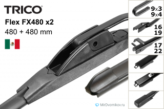Trico Flex FX480 + Trico Flex FX480 Trico Flex FX480 + Trico Flex FX480