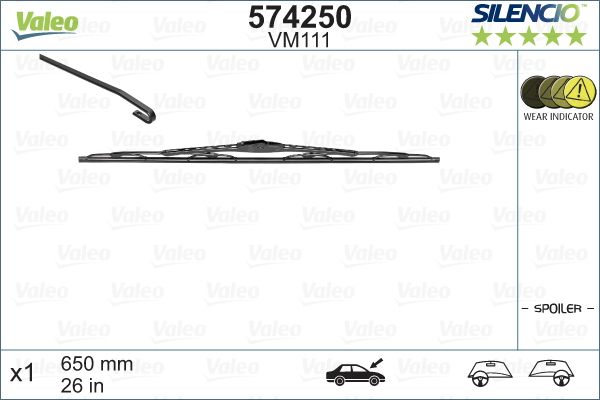 Valeo Silencio Performance Spoiler VM111