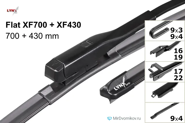 LYNXauto Flat XF700 + LYNXauto Flat XF430 LYNXauto Flat XF700 + LYNXauto Flat XF430