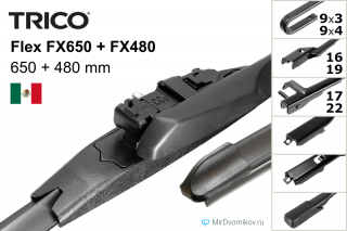 Trico Flex FX650 + Trico Flex FX480 Trico Flex FX650 + Trico Flex FX480