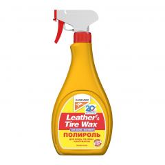 Полироль матовый (кож.,рез.,пласт.) Leather Tire Wax Low Gloss, 500мл