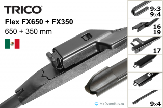 Trico Flex FX650 + Trico Flex FX350 Trico Flex FX650 + Trico Flex FX350