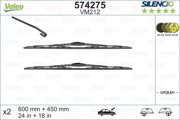 Valeo Silencio Performance Spoiler VM212 Valeo Silencio Performance Spoiler VM212