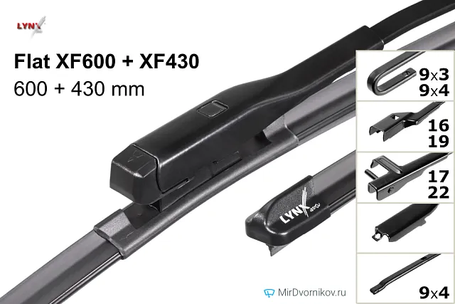 LYNXauto Flat XF600 + LYNXauto Flat XF430 LYNXauto Flat XF600 + LYNXauto Flat XF430